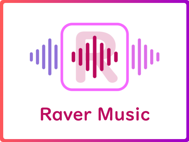 Raver concept music app Design